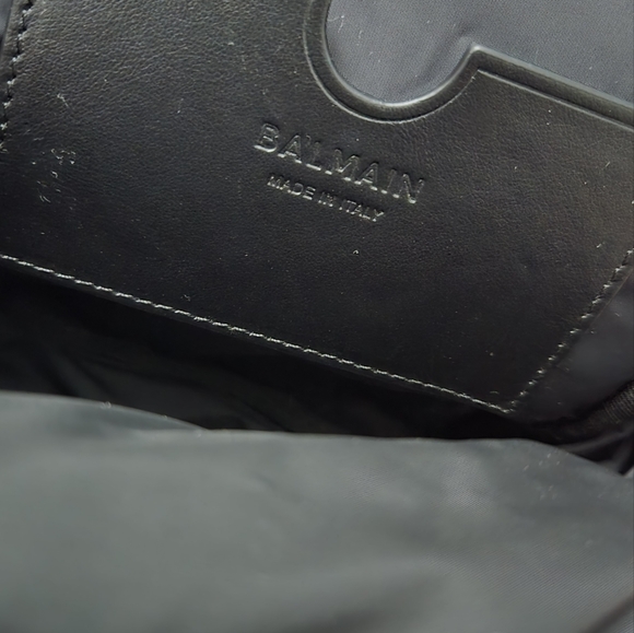 Balmain x Pokémon Logo Print Pikachu Mini Backpack Red Nylon Silver - Picture 5 of 9